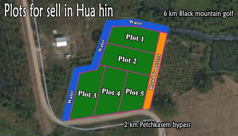 Land 2-3-27.7 for sale in Hua Hin